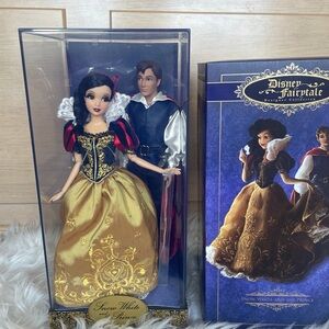 New Disney Fairytale Designer Collection Snow White and Prince Doll Set